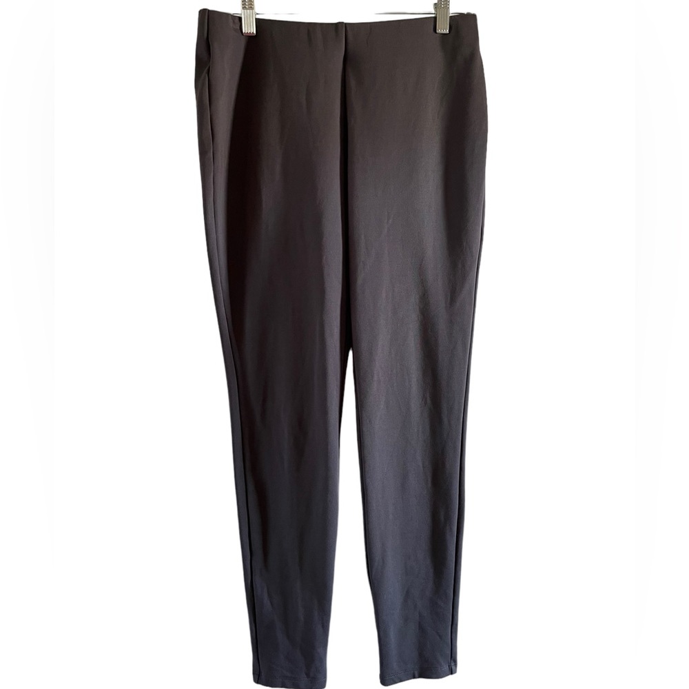 Chico's Grey Pull On Ponte Knit Leggings Size 4